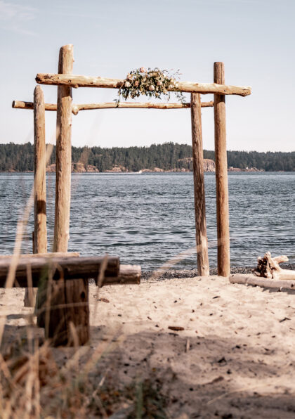 Beach front Wedding Campbell River